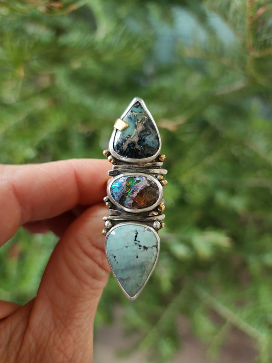 C&T + Fire Opal |size 7|