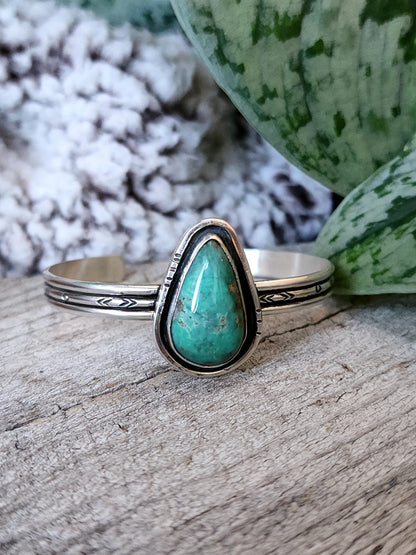 Broken Arrow Turquoise Bracelet